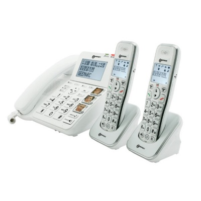 Geemarc AmpliDECT Combi 295-2 Amplified Corded Phone and 2 x Cordless Phones